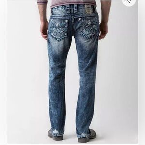 Scion Slim Straight Stretch Jean acid wash